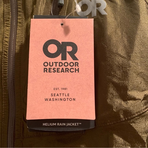 NWT Outdoor Research Helium Men's Rain Jacket - Picture 9 of 13